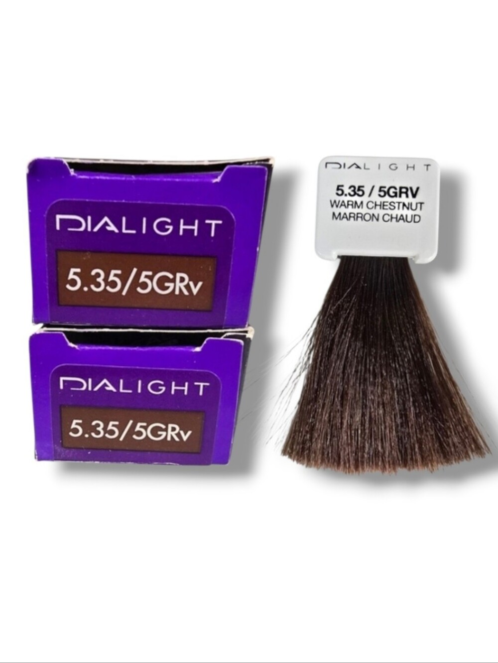 L'Oreal Professionnel DIALight 2 Tubes Ammonia-Free 5.35/5GRv Warm Chestnut